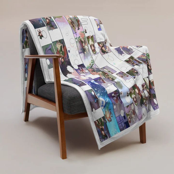 Comic Blanket 60″ × 80″ product image (1)