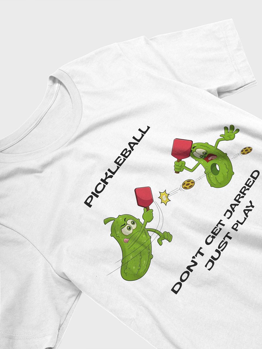 Pickleball Don't Get Jarred Just Play Supersoft T-Shirt product image (29)