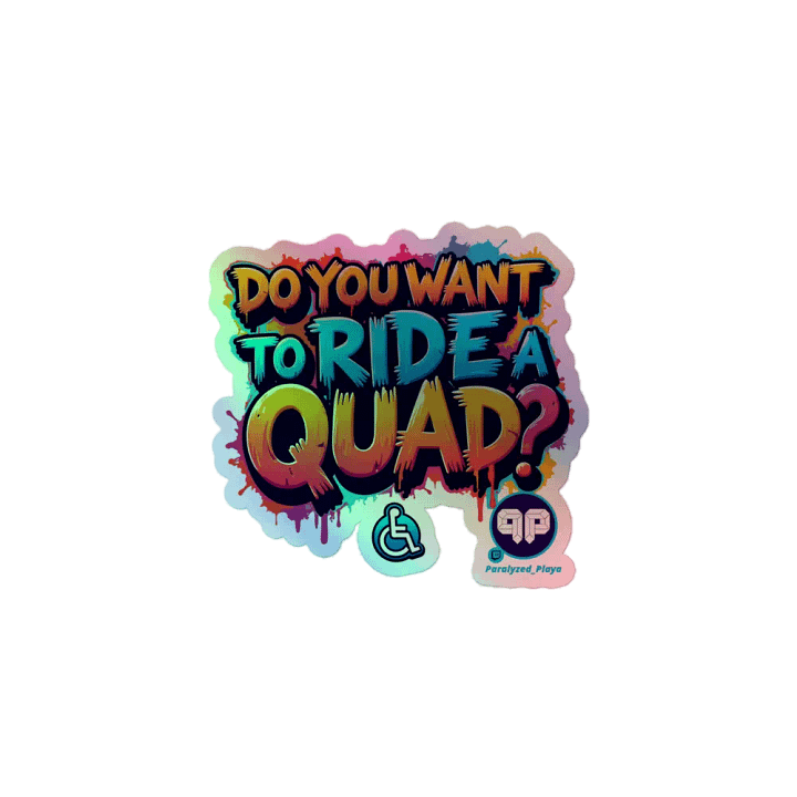Ride a Quad Sticker! product image (1)
