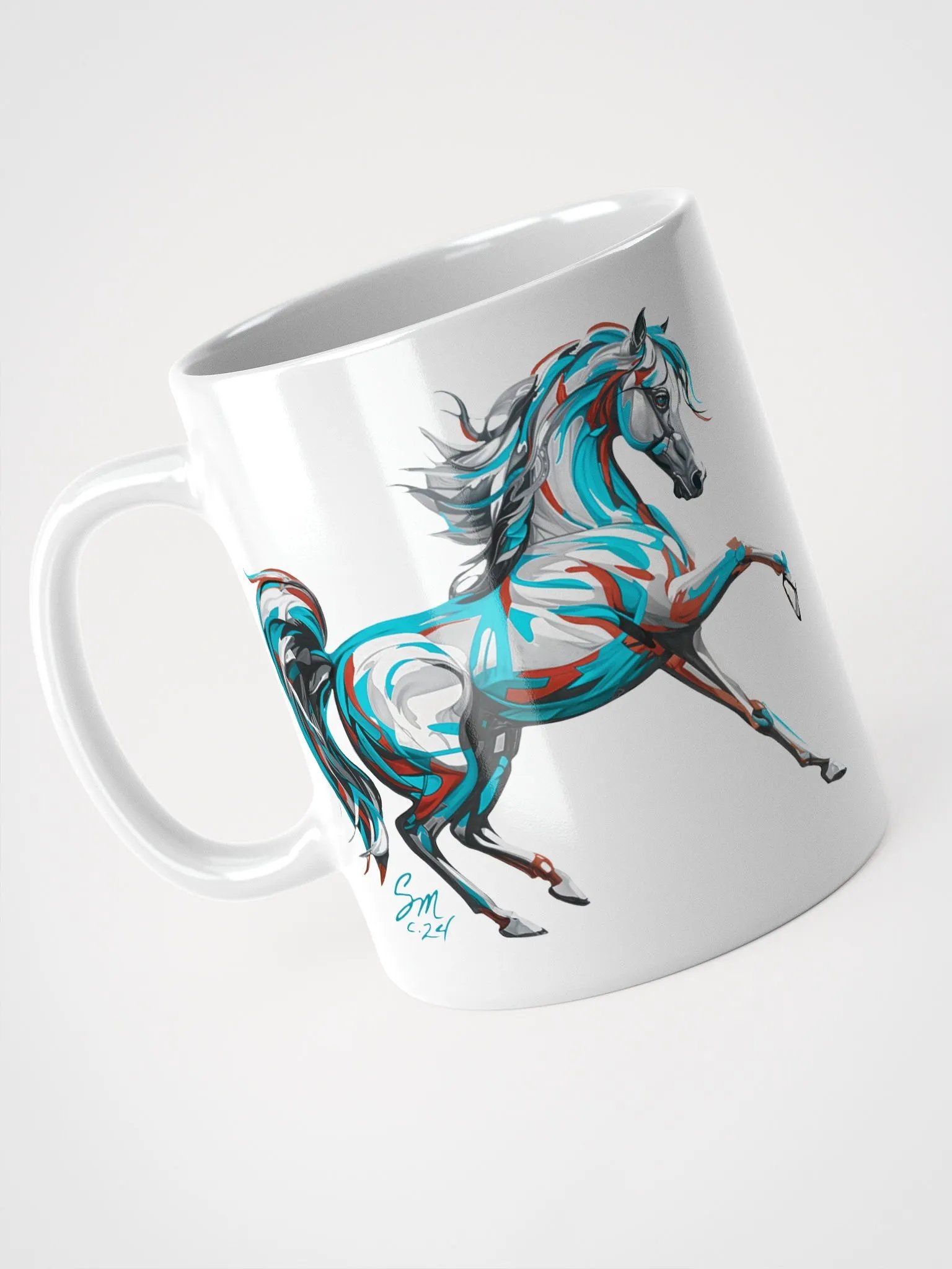 Dancing Arabian White Mug product image (3)