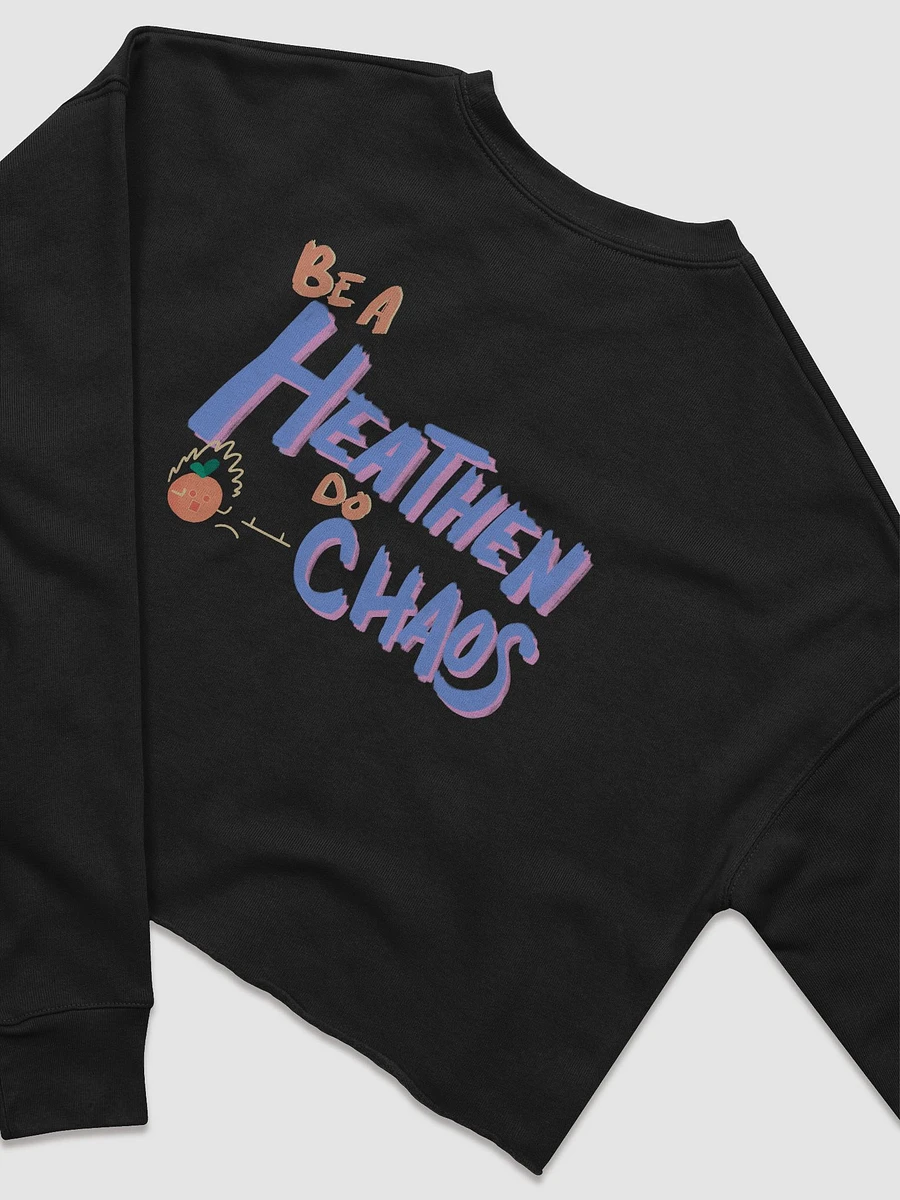 Be a Heathen do Chaos Cropped Crewneck! product image (20)