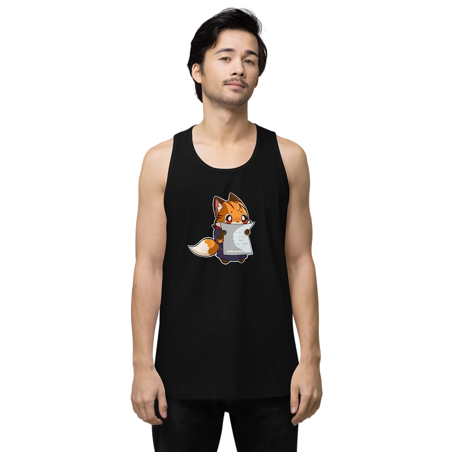 Tots the Fox Reading Tank Top 🏆 product image (1)