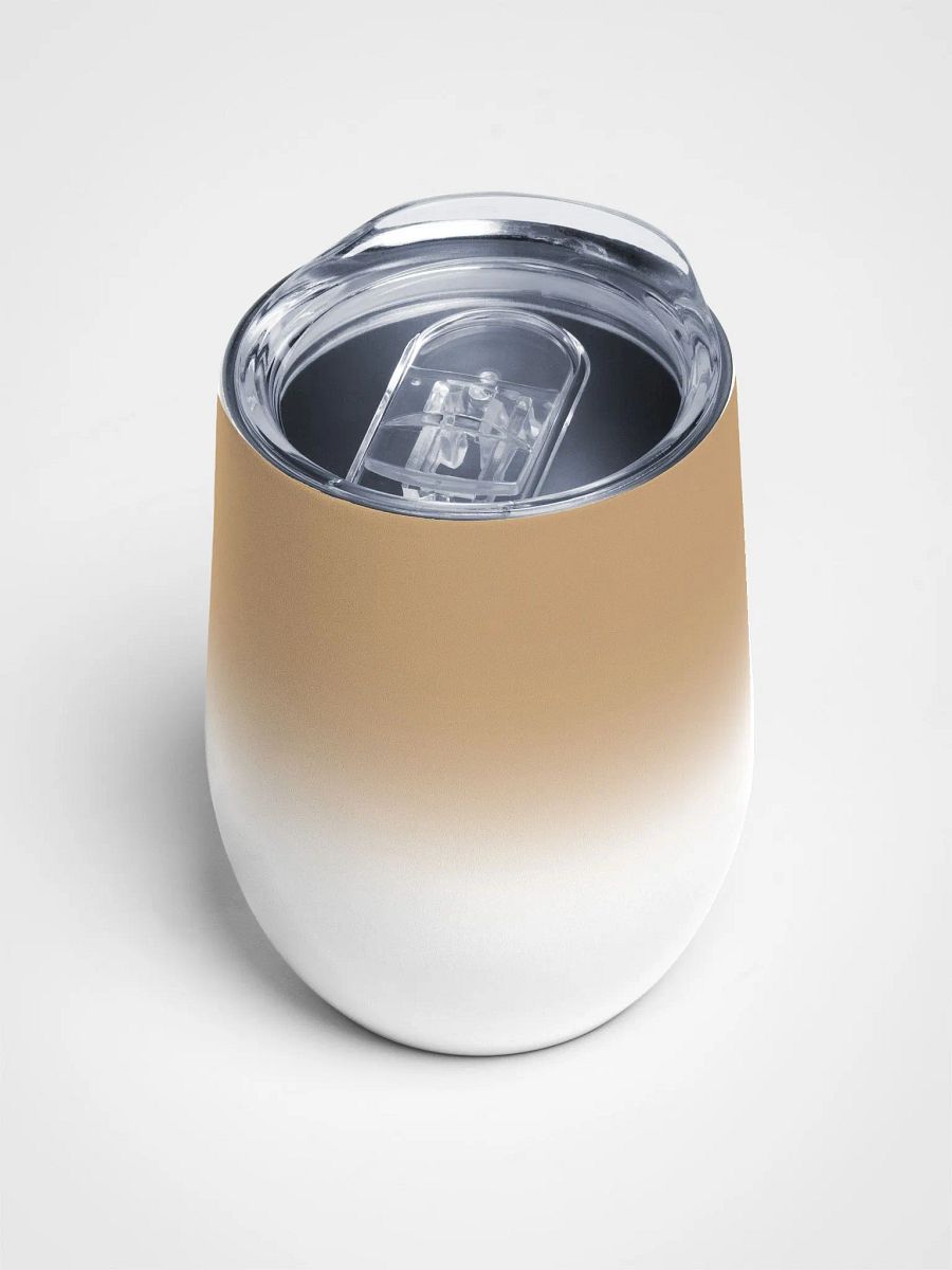 Wine tumbler - Soft brown gradient product image (4)
