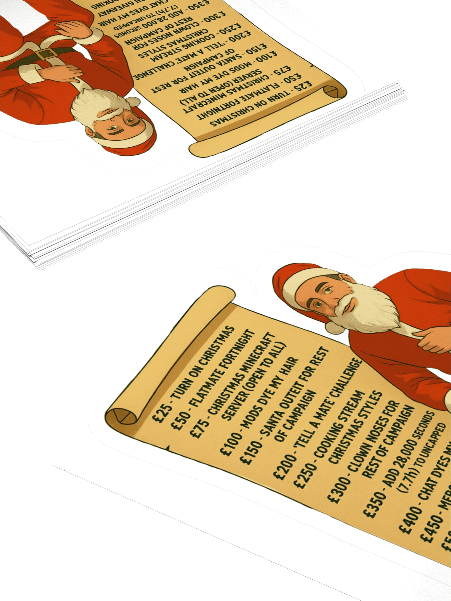 Samta's Fundrasing List Sticker Set product image (3)