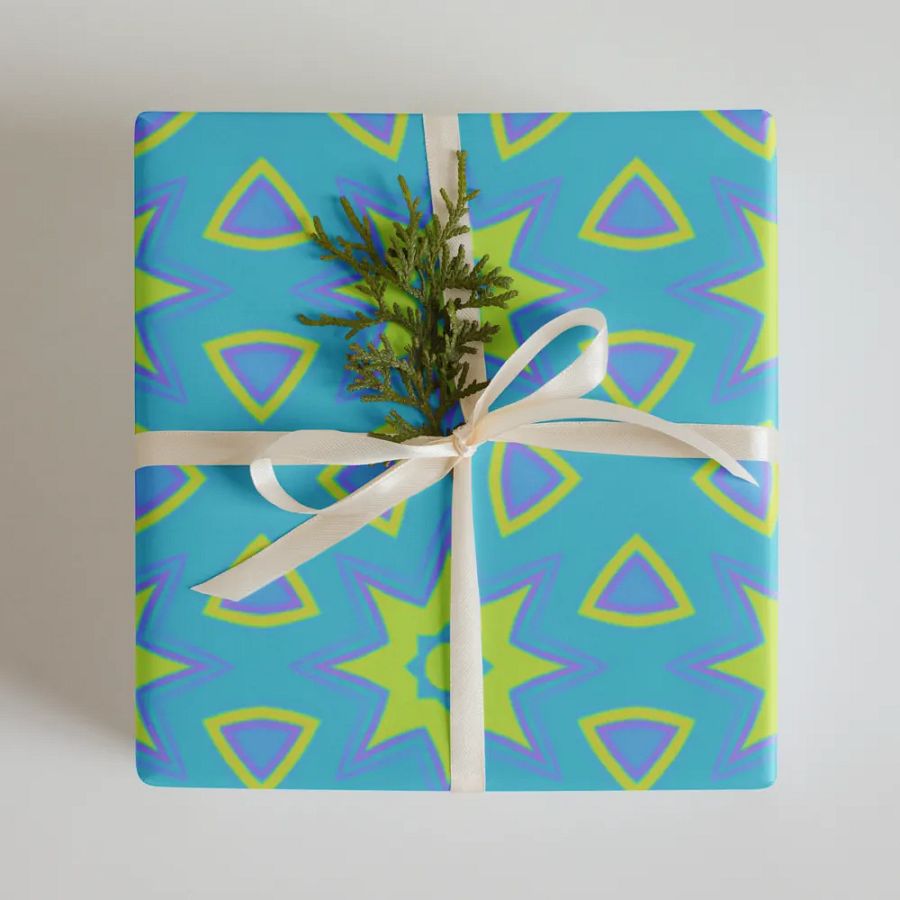 Psychedelic Dreams Wrapping Paper. product image (5)
