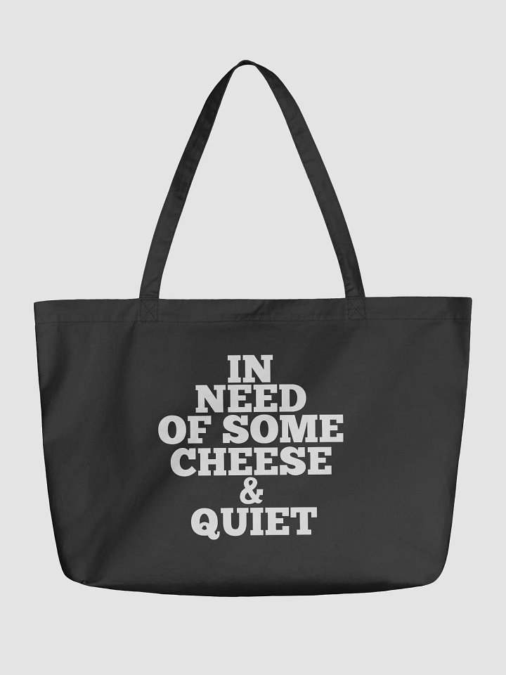 Cheese and Quiet Tote product image (1)