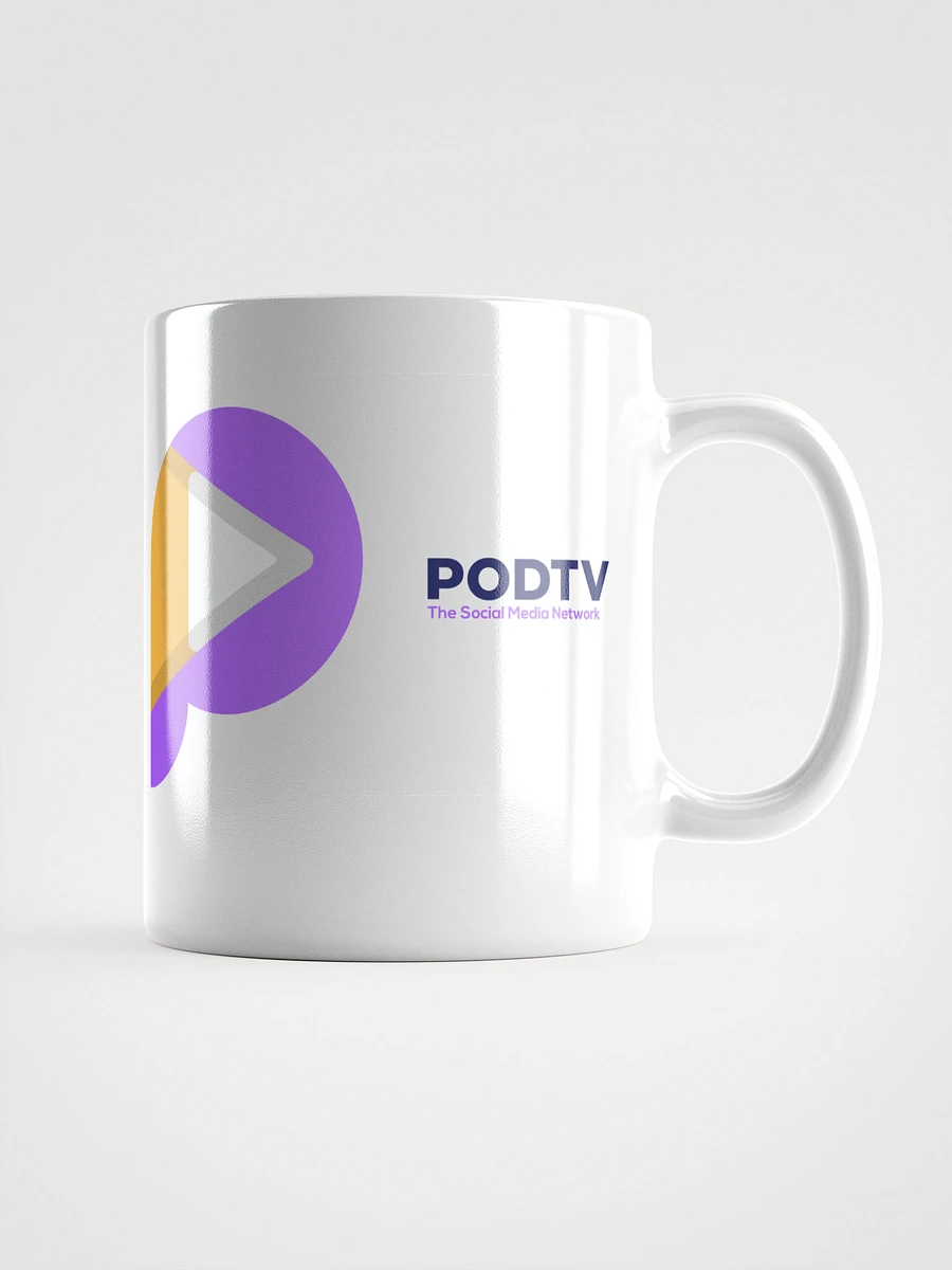 PODTV The Social Media Network White Glossy Mug product image (2)