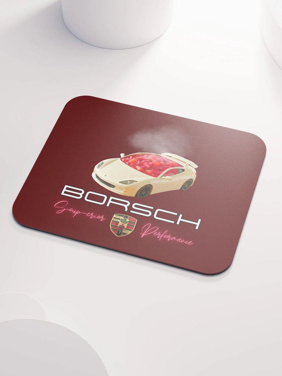 Borsch - Soup-erior Performance Funny Sports Car Mouse Pad product image (3)