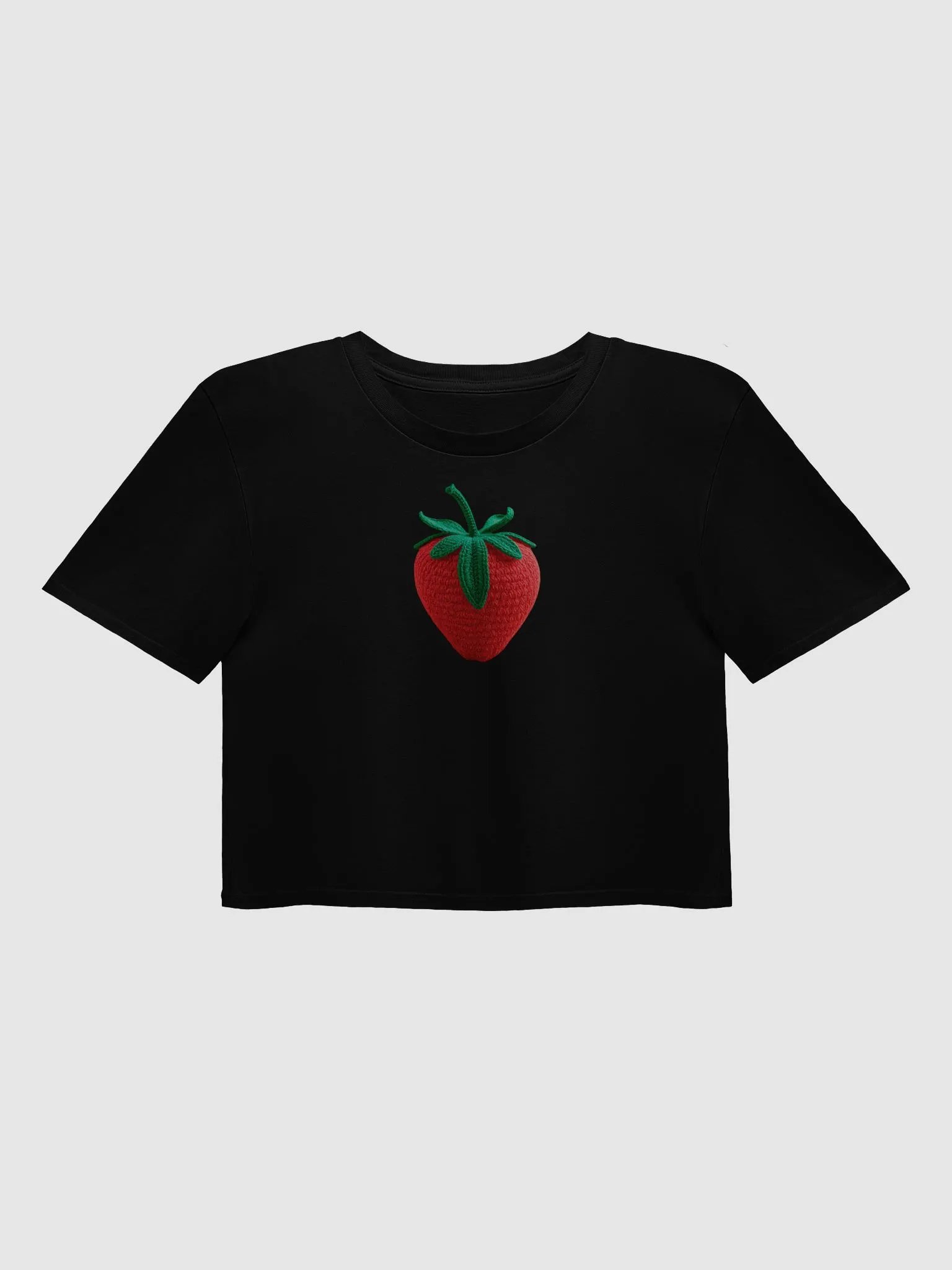 CozyAvocado Women's Premium Strawberry Crop Top #2 product image (1)