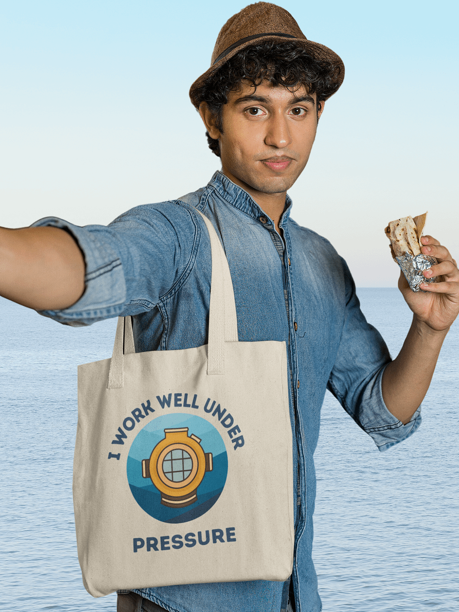 I Work Well Under Pressure Tote Bag product image (1)