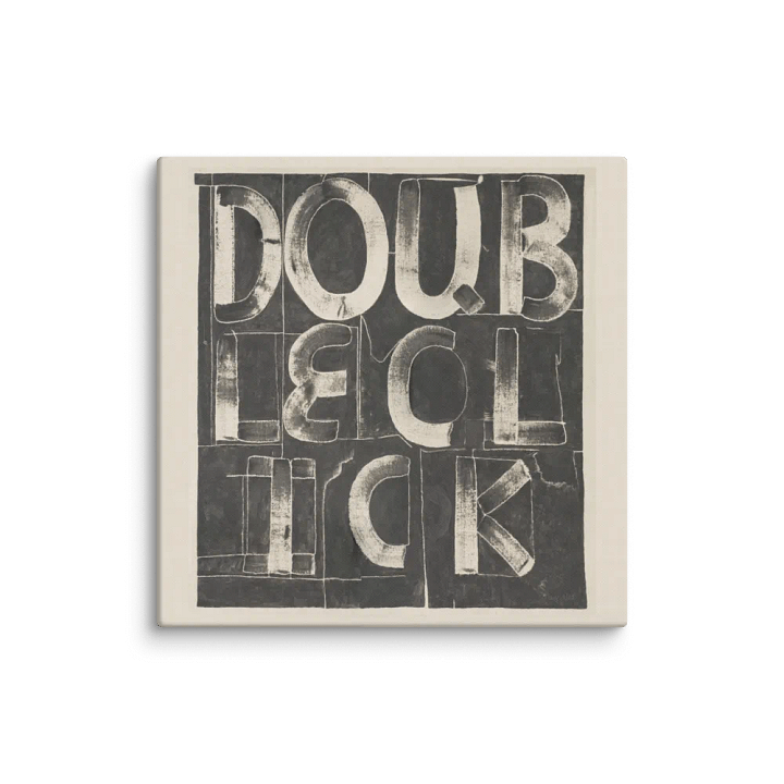 Double Click on Canvas (32" x 32") product image (1)