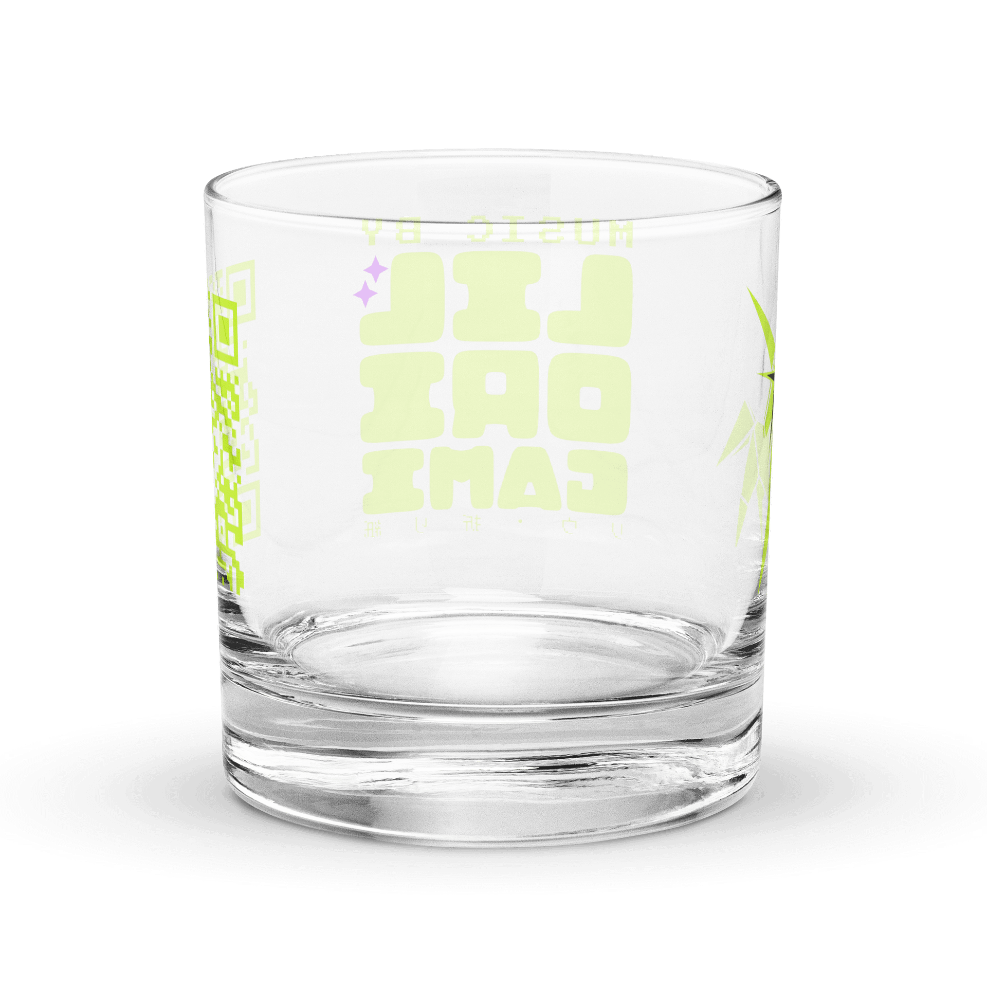 Lil' Origami Rocks Glass [Acid Logo] product image (4)