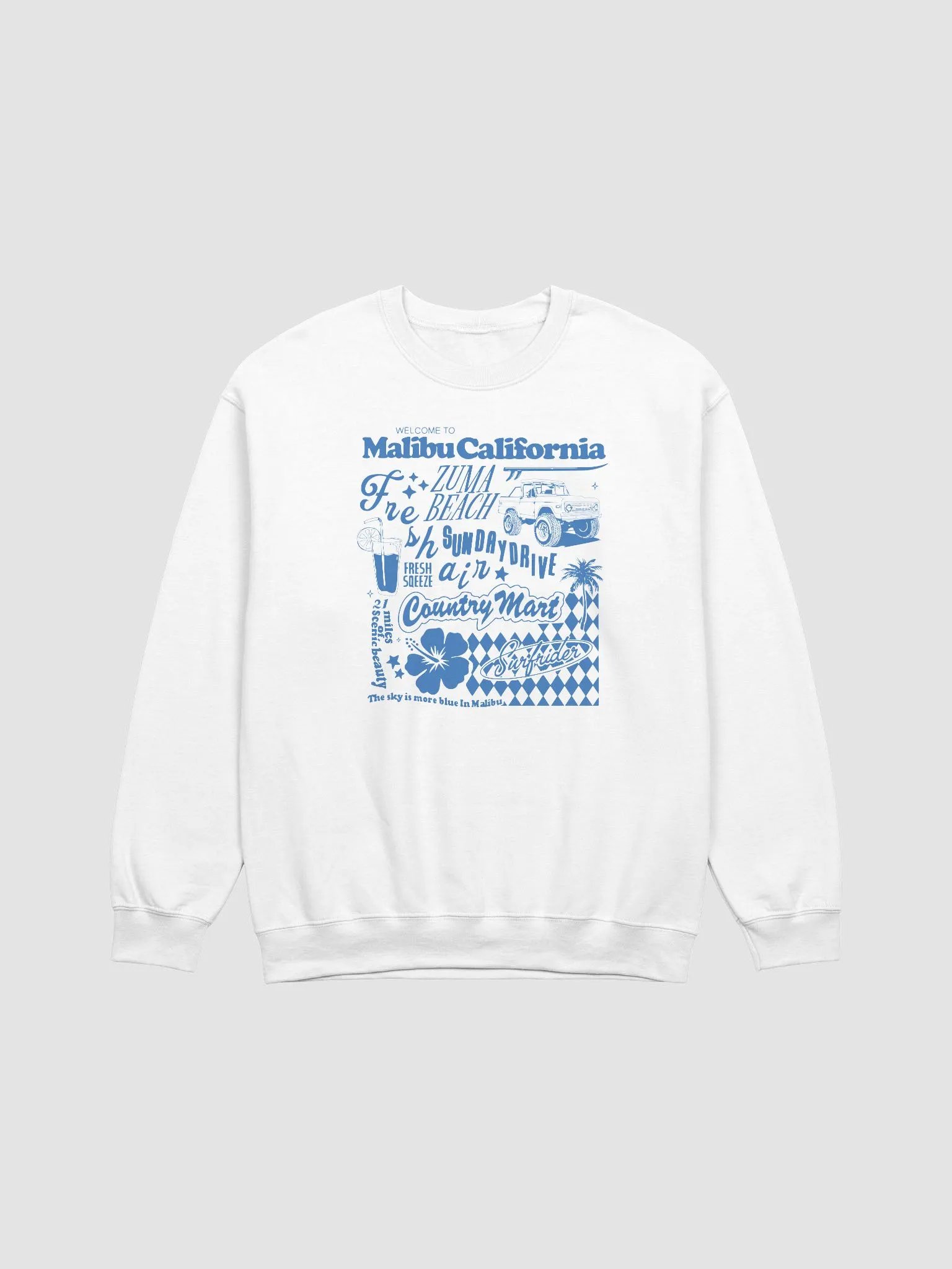 Welcome to Malibu - Sweatshirt product image (1)