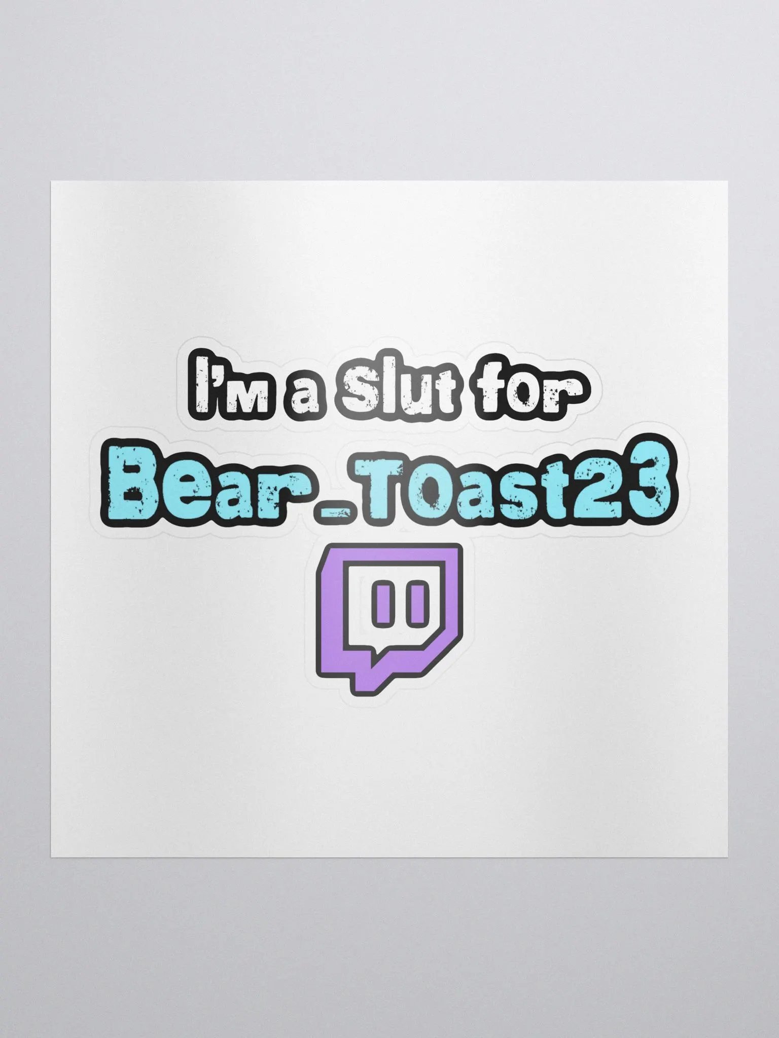 Slut for Bear Toast (sticker) product image (1)
