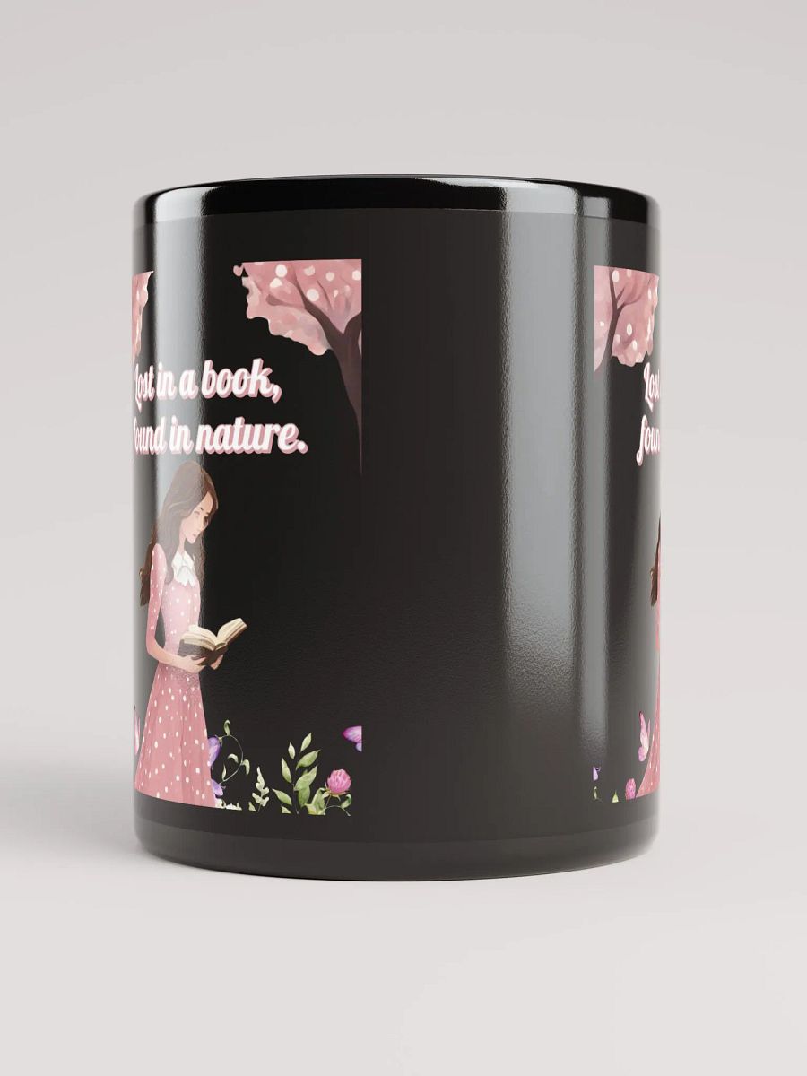 Lost In A Book, Found In Nature Black Mug product image (5)