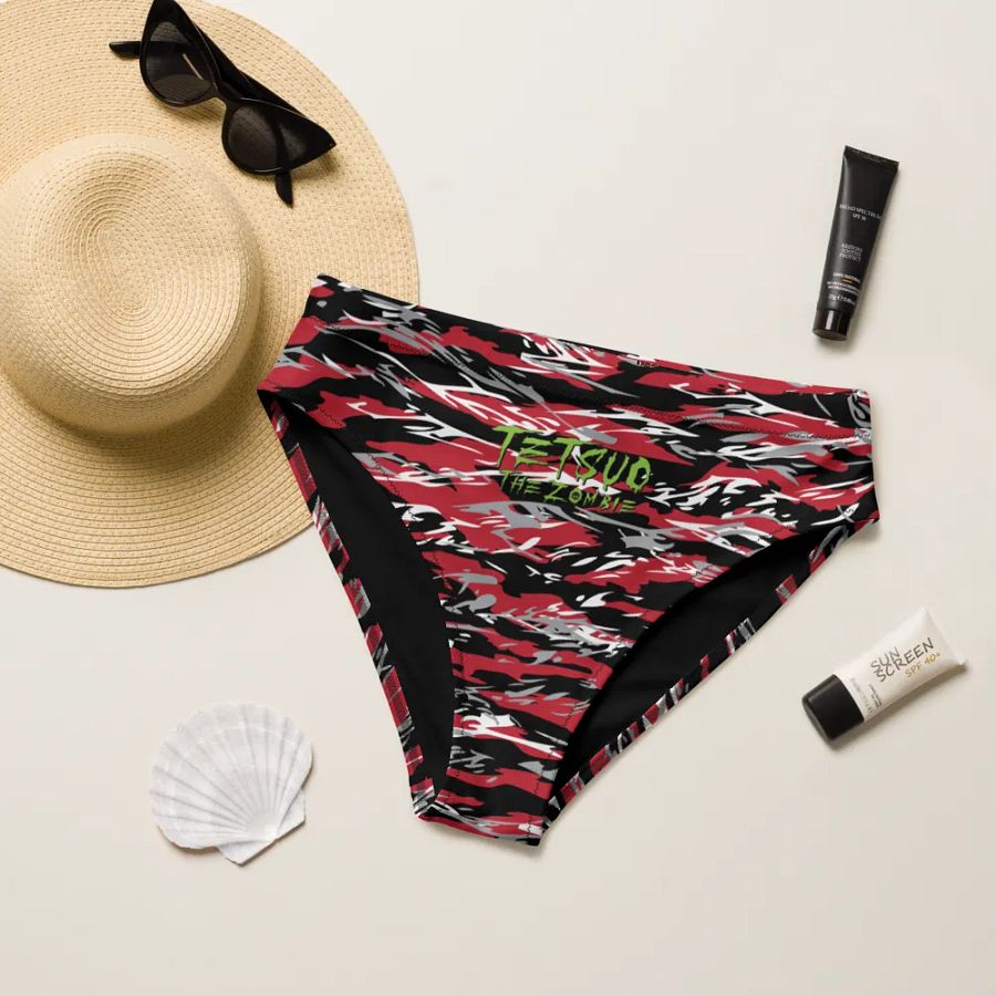 Blood Camo High Waisted Bikini Bottom product image (9)