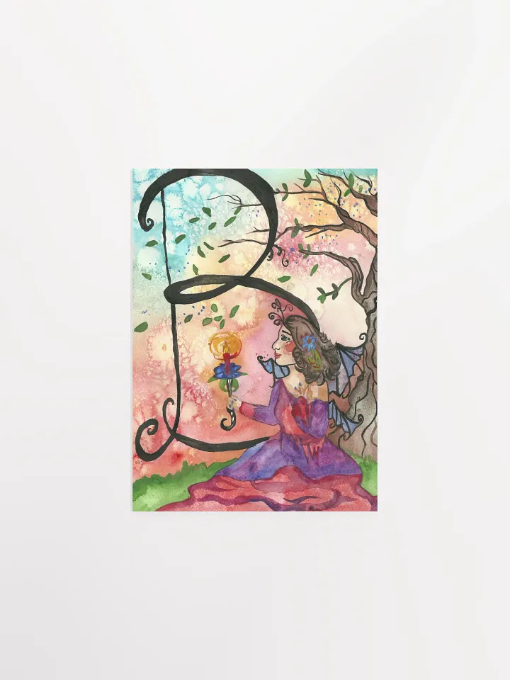 Fairy Alphabets - Letter B Art Print product image (3)