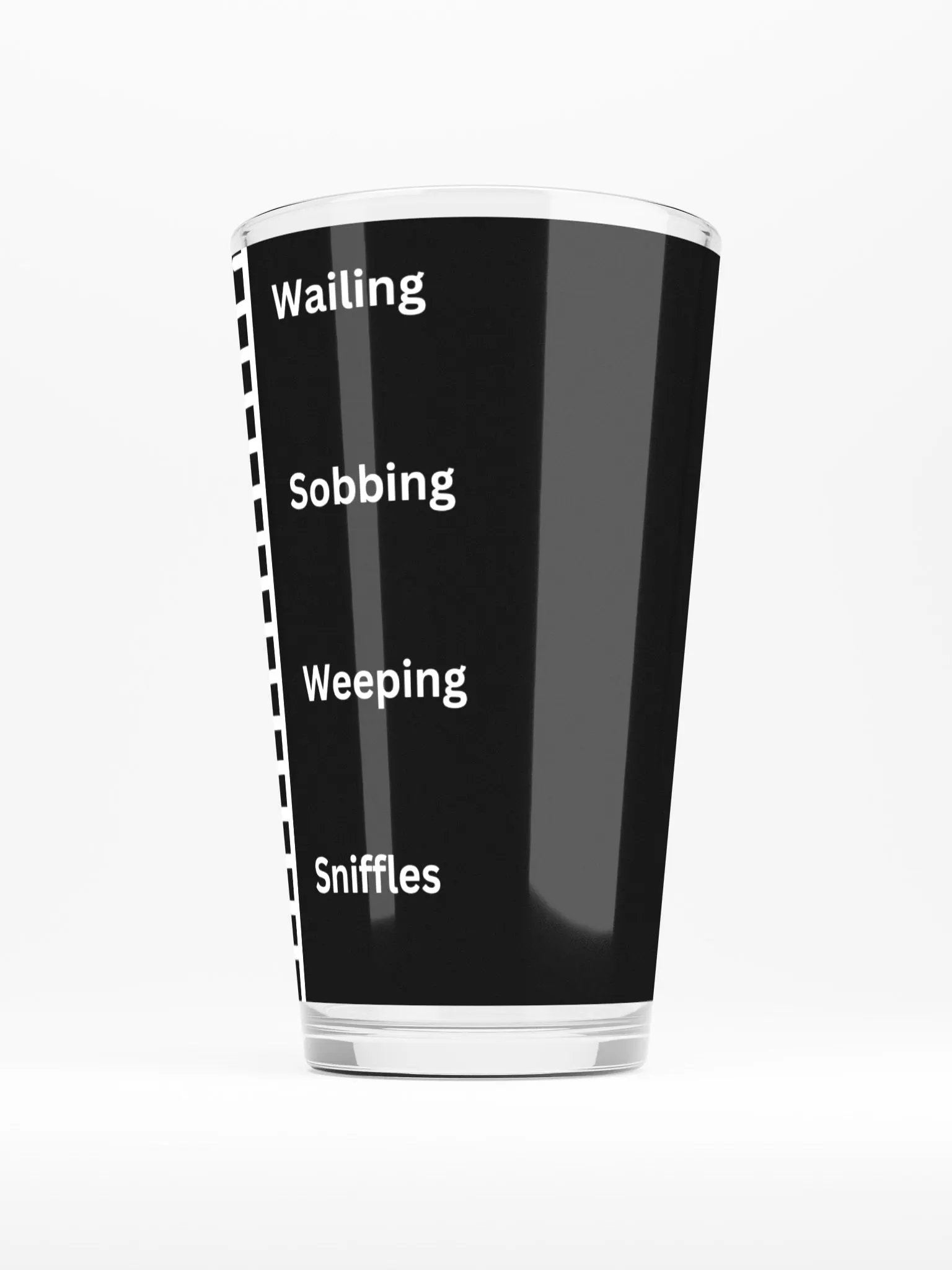 STREAMER TEARS GLASS CUP product image (2)