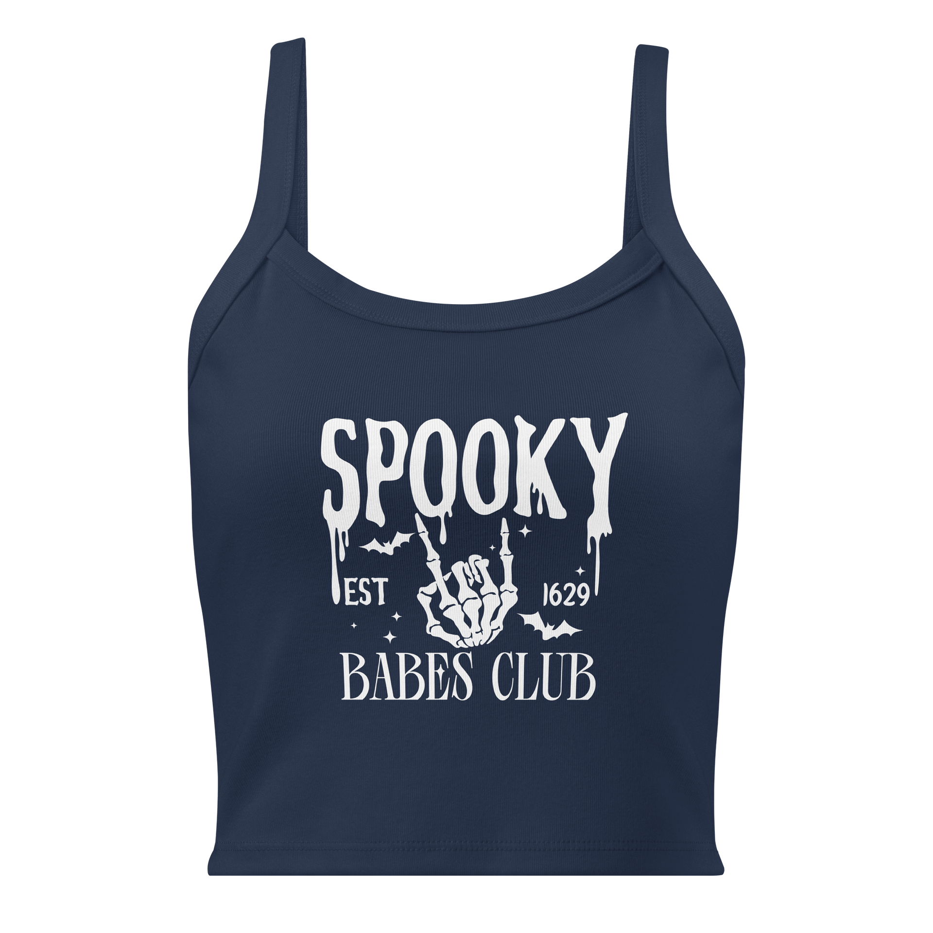 spooky babes club ribbed tank product image (1)