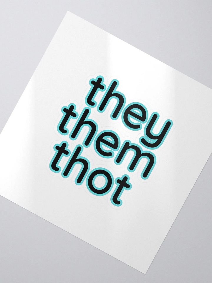 they/them/thot sticker product image (2)