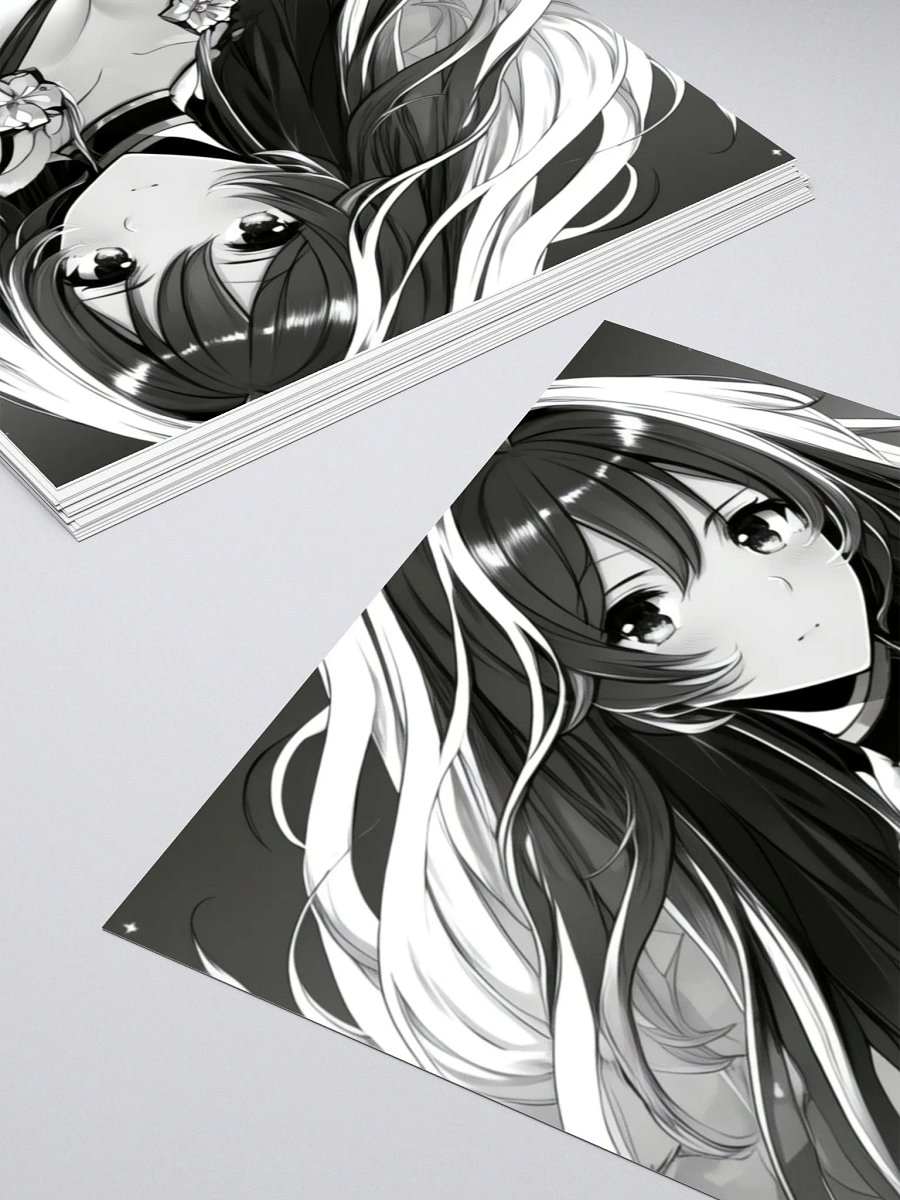 Anime Girl Sticker -original Art- 5.5X5.5 in. product image (4)