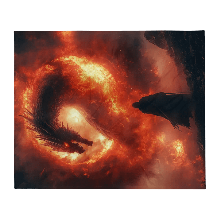 Fire dragon wanderer - Blanket product image (1)