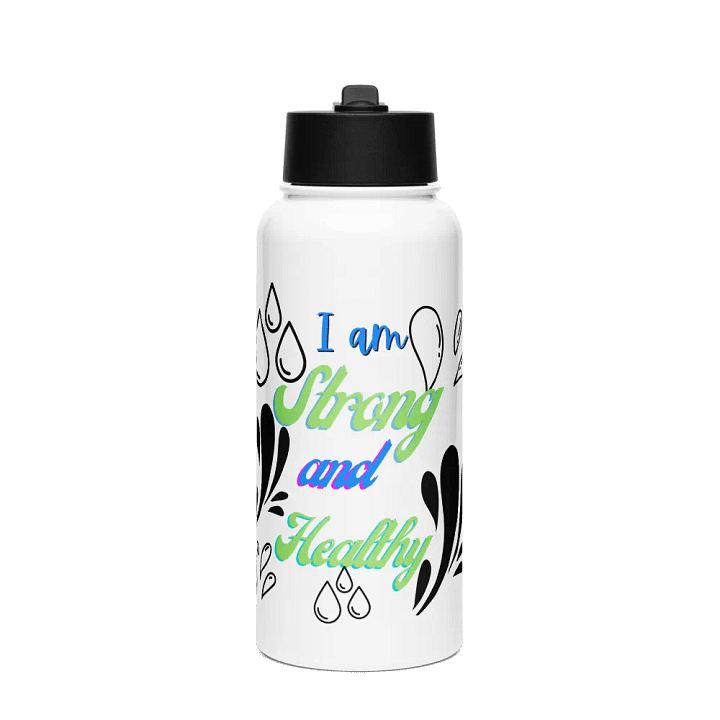 I am healthy Stainless Steel Water Bottle For health conscious moms ladies and men product image (1)