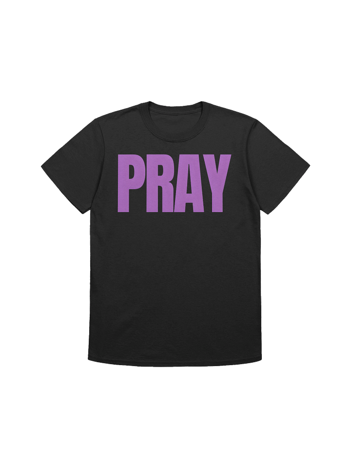PRAY PURPLE RETRO SPECIAL EDITION TEE (UNISEX) product image (1)