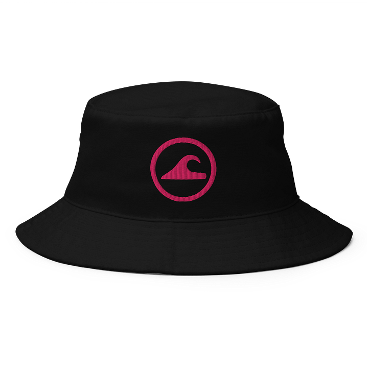 Embroidered Wave Rider Bucket Hat (Flamingo) product image (1)