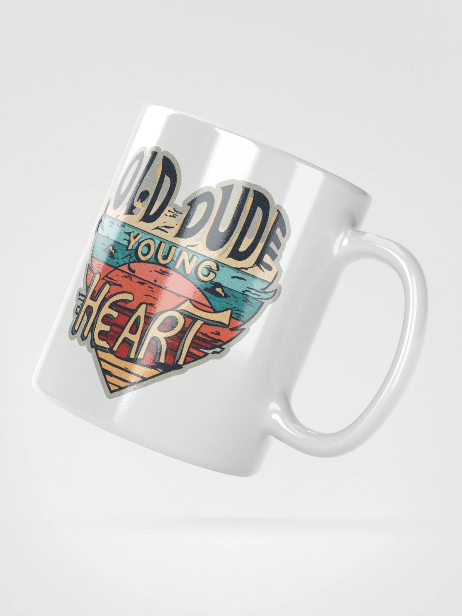Old Dude Young Heart Mug product image (2)
