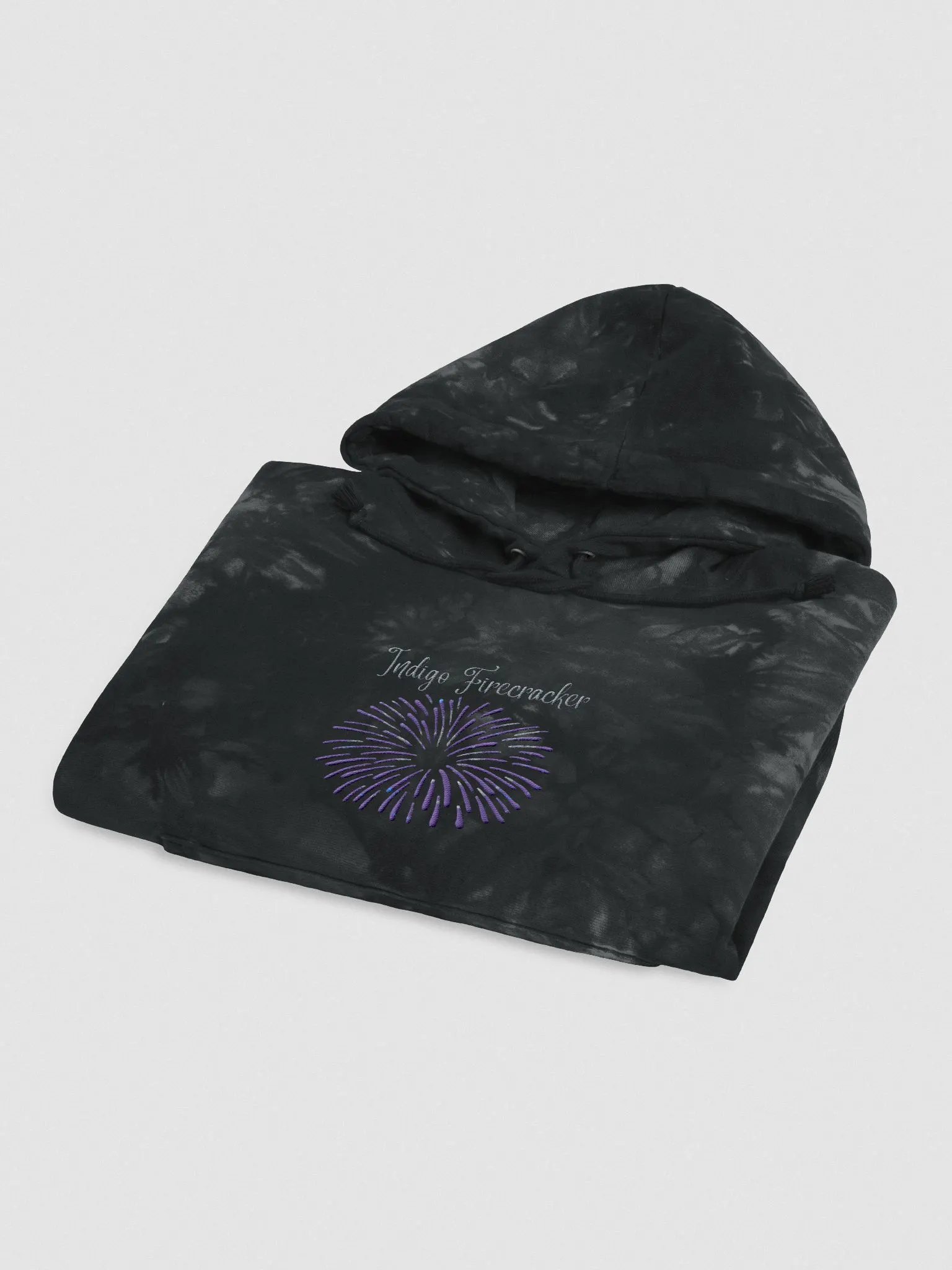 Indigo Firecracker Tie-dyed Hoodie product image (10)