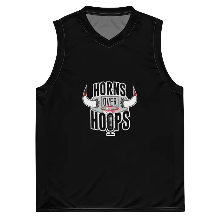 Horns Over Hoops Recycled Jersey product image (2)