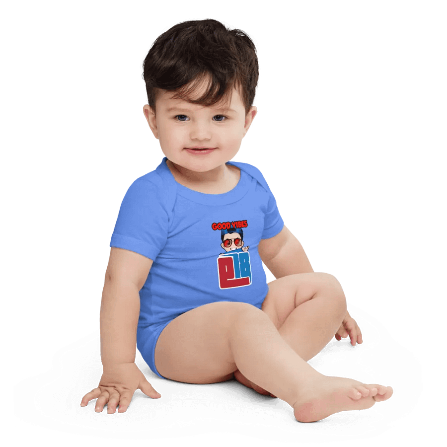E18 Good Vibes Baby Onesie product image (5)