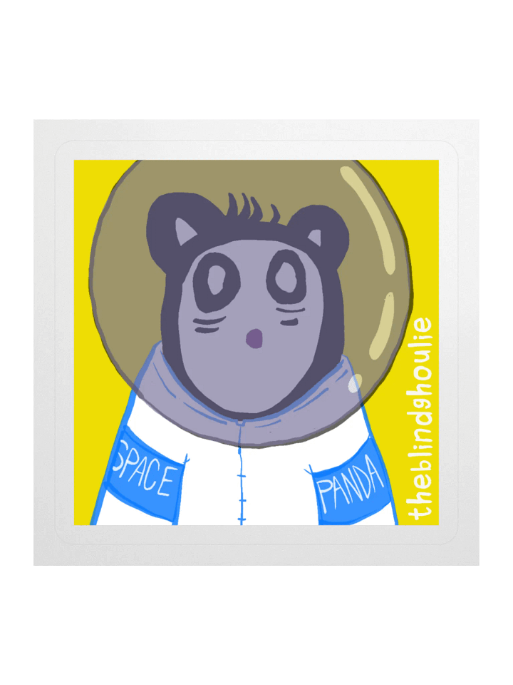 TBG Space Panda Logo Sticker product image (1)