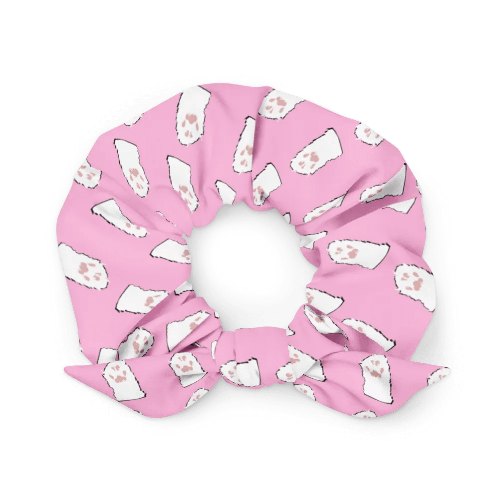 CINNI PAW PATTERN Scrunchie (Pink) product image (1)