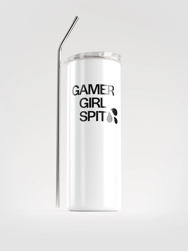 Gamer Girl Spit Tumbler White product image (1)