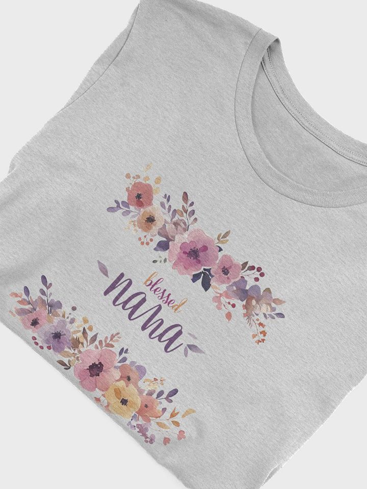 Beautiful Blessed Nana Floral T-Shirt product image (1)