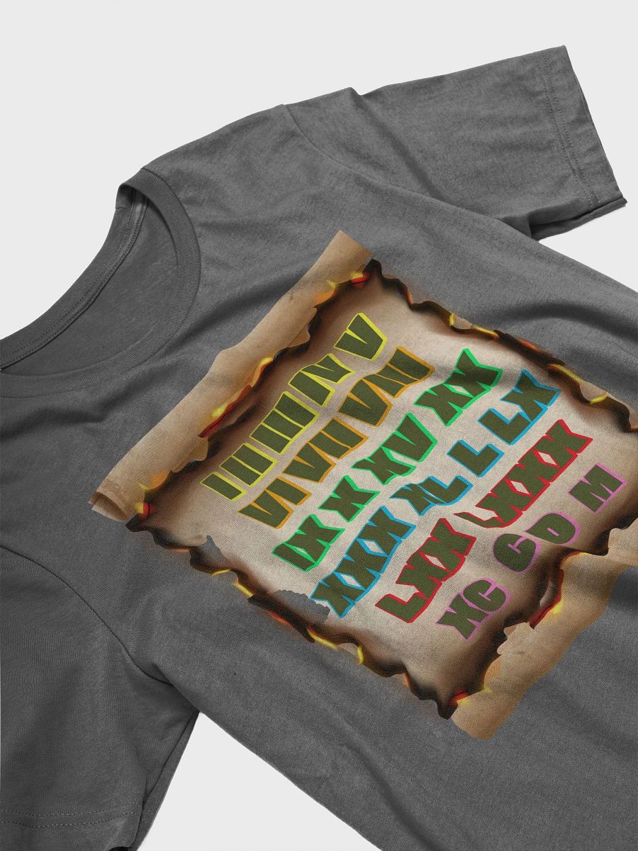 Roman Numeral Artistic Design T-shirt product image (19)