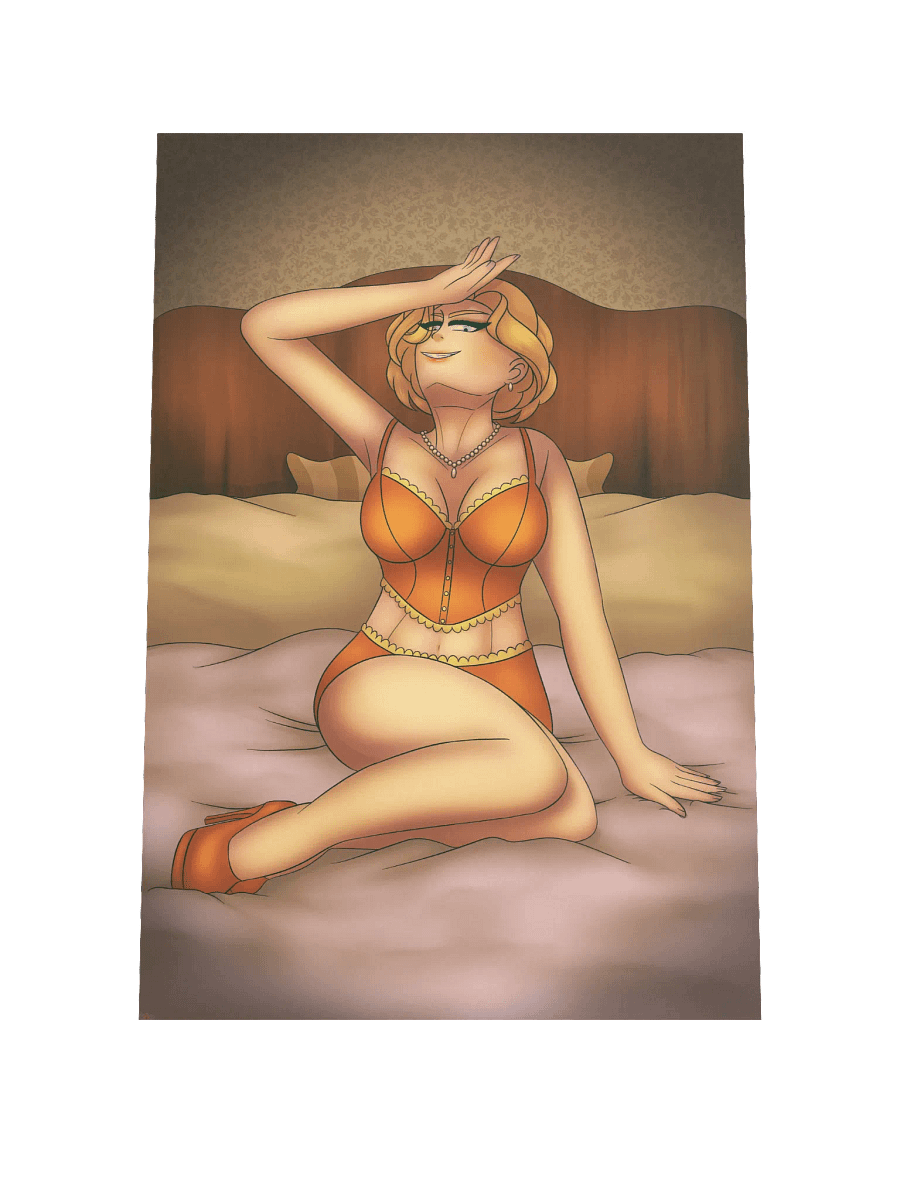 Bailey Lamdot Pinup Poster (no text) product image (1)
