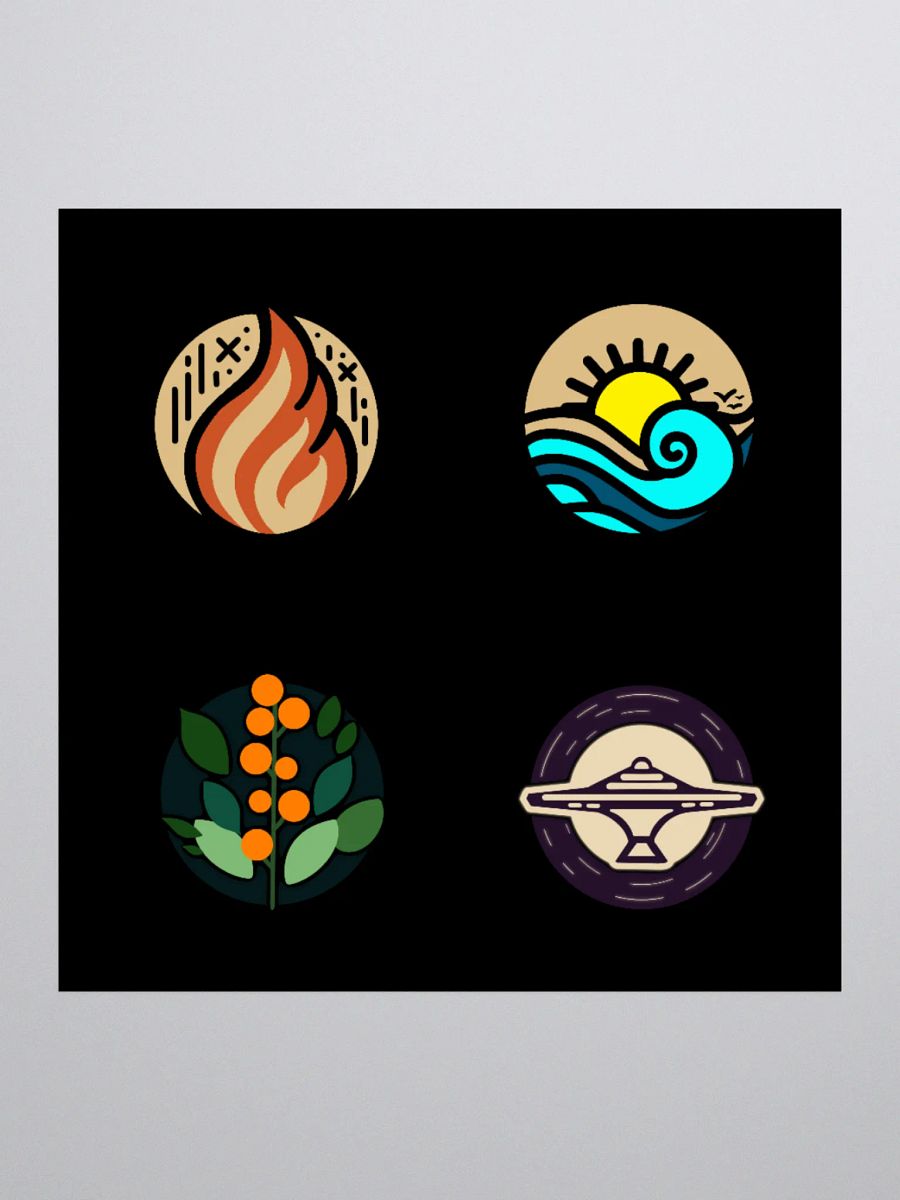 Minimal Faction Stickers product image (4)