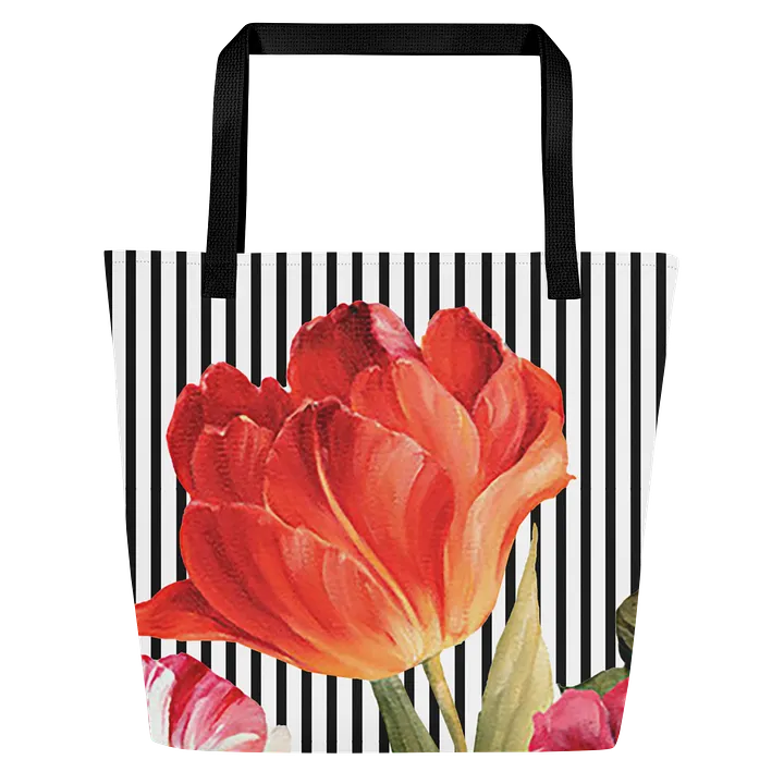 Floral Garden Delight All-Over Tote Bag product image (2)