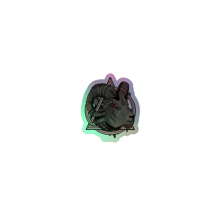 Mystic Ram Holographic Sticker Sheet product image (1)