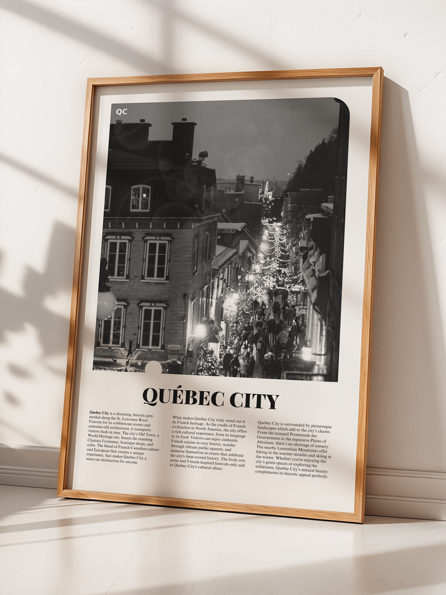 Quebec City 02 Newspaper Poster product image (2)