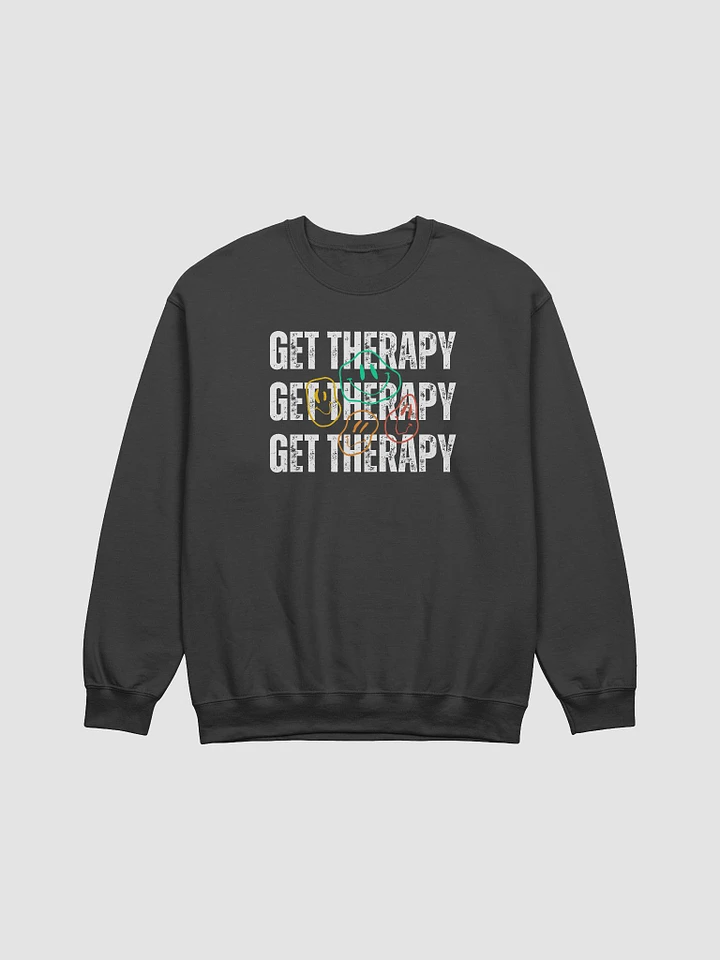 Get Therapy Smiley Faces - Crewneck Sweatshirt product image (1)