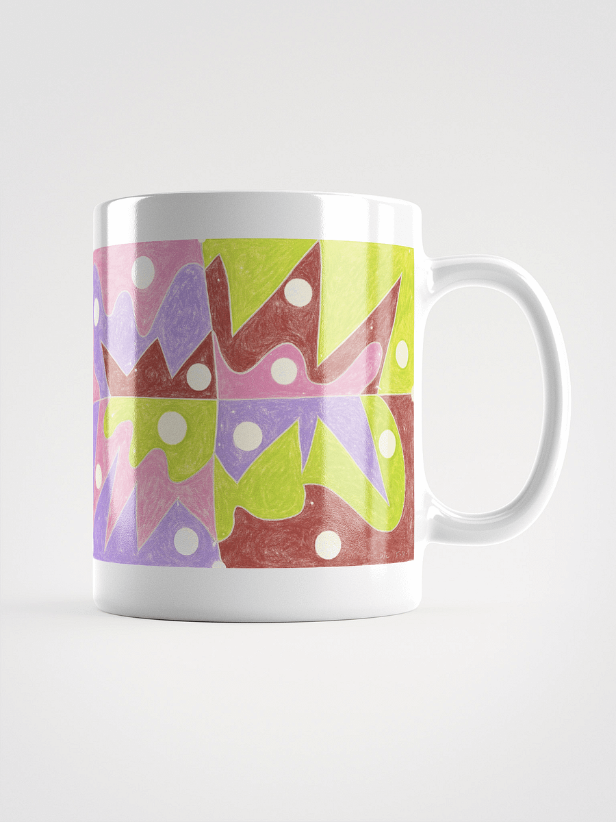 Cartoon College 3 & 4 White Glossy Mug product image (2)