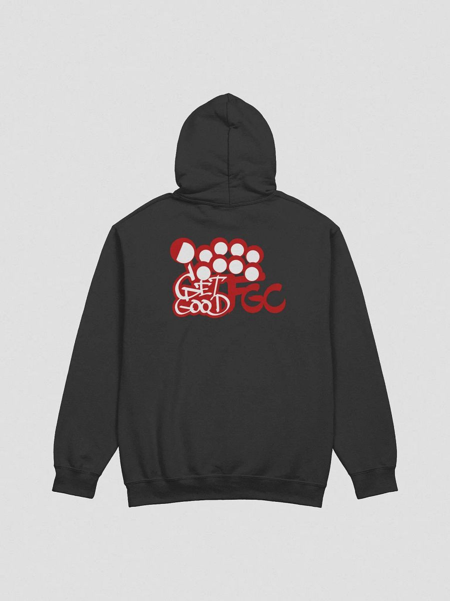 GetGood Red on Black Hoodie product image (2)