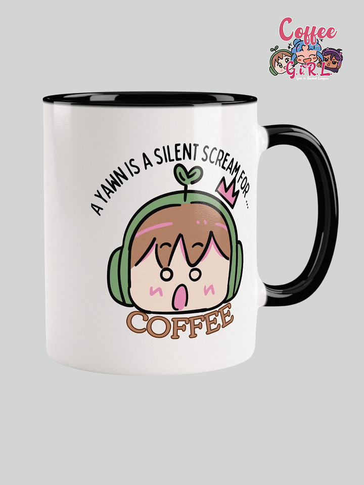 Gamer girl ceramic mug - Scream for Coffee by G.i.R.L. product image (1)