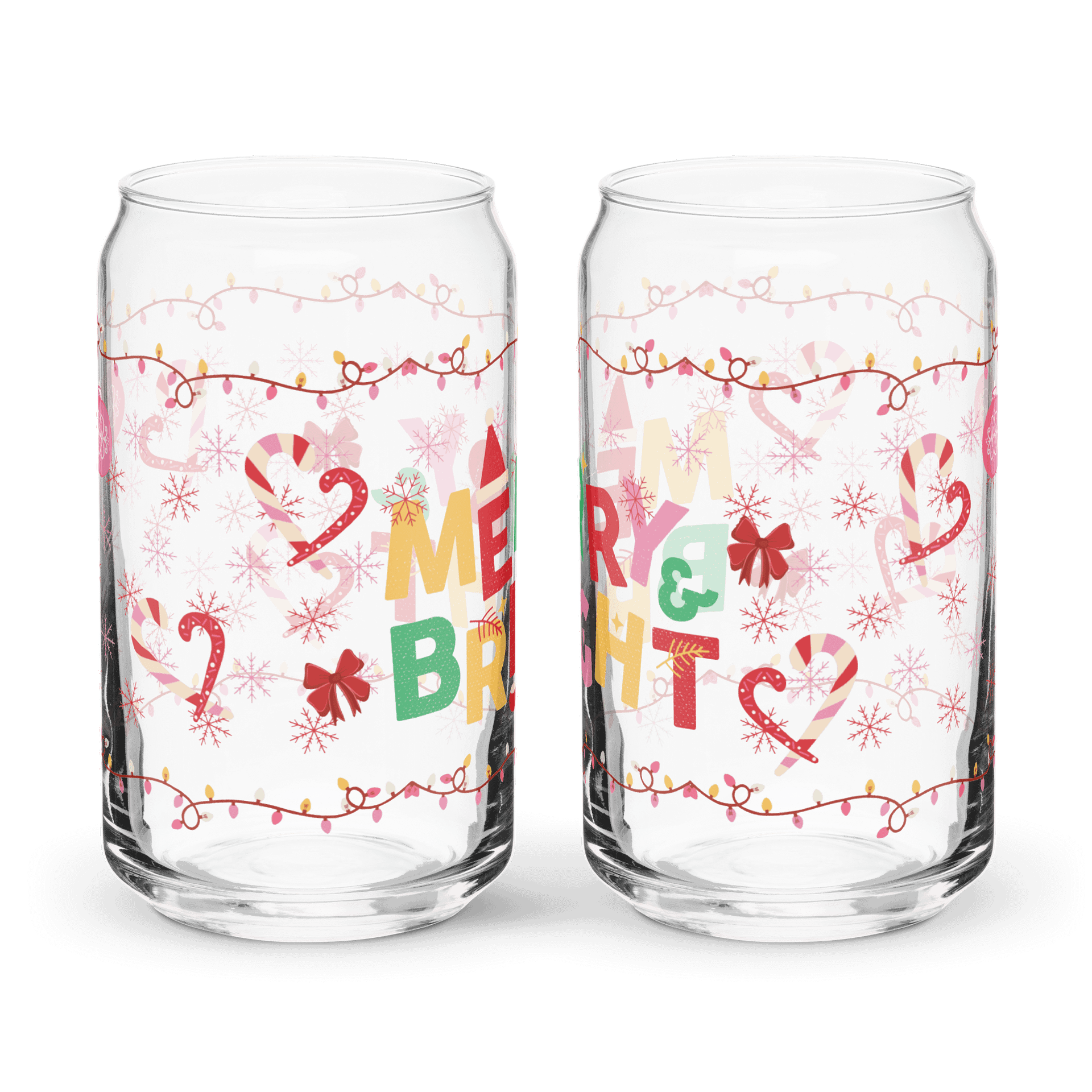 Merry & Bright Glass Tumbler product image (8)