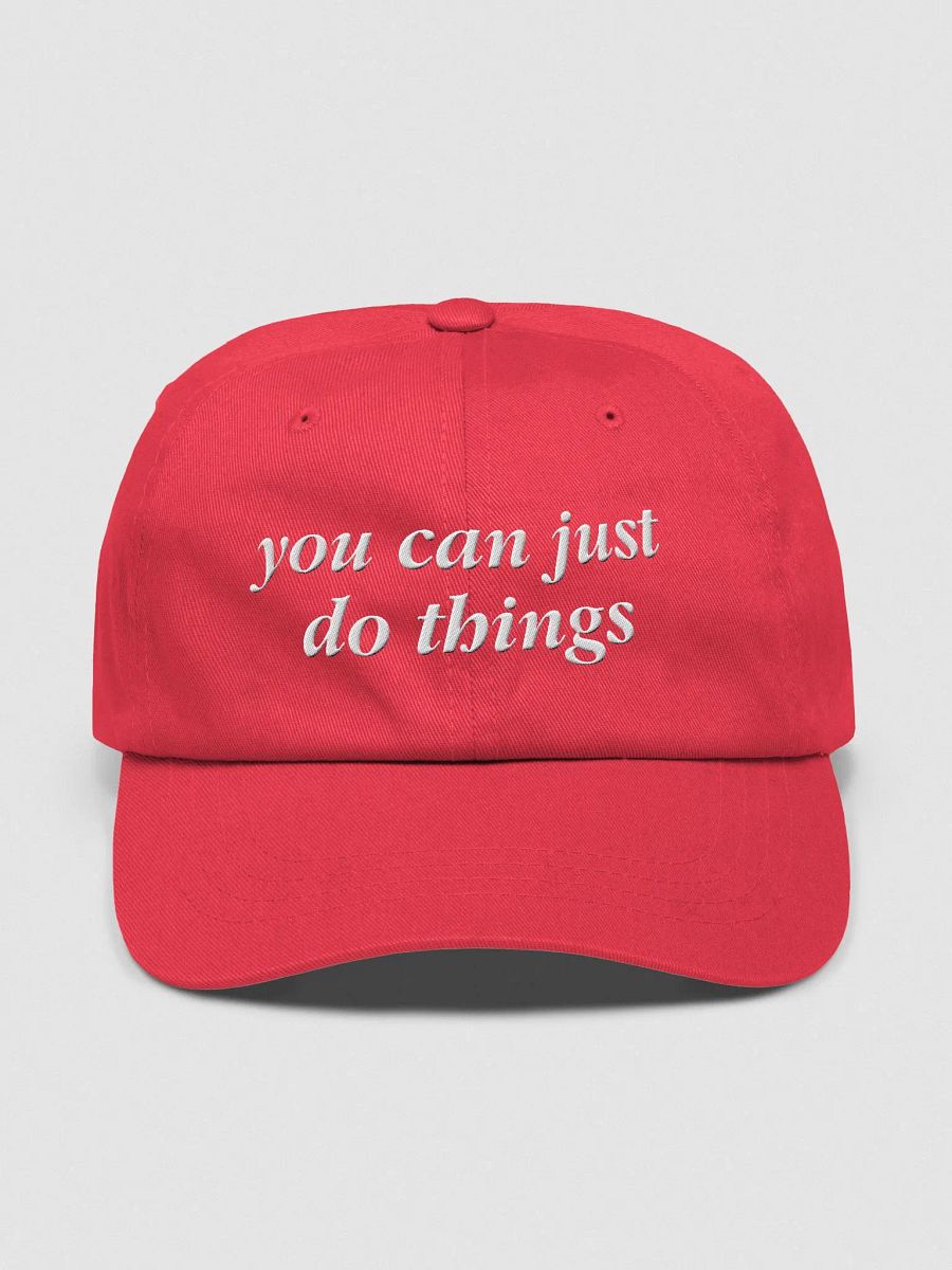 you can just do things cap / hat - 100% cotton product image (1)