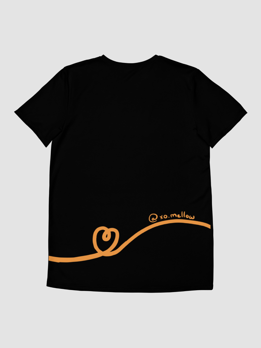 Mellow Ribbon All-Over Print Athletic T-Shirt (Black) product image (2)